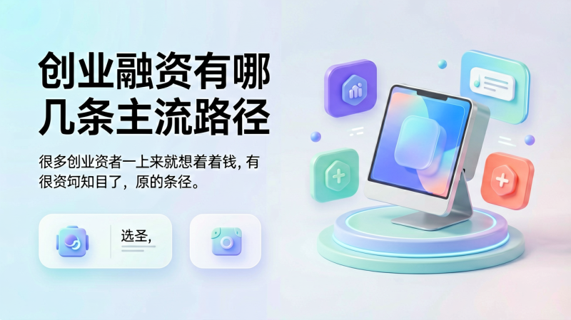 创业融资有哪几条主流路径-逸轩—博客